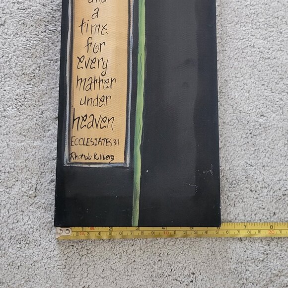 RHONDA KULLBERG Signed Hand Painted Inspirational Quotes Wall Art-Set of 4 - Picture 9 of 16